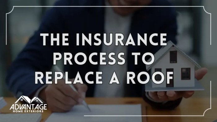 Roof insurance settlement services