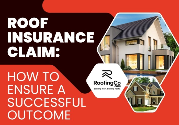 Roof insurance settlement services